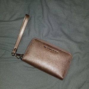 Michael Kors gold wallet